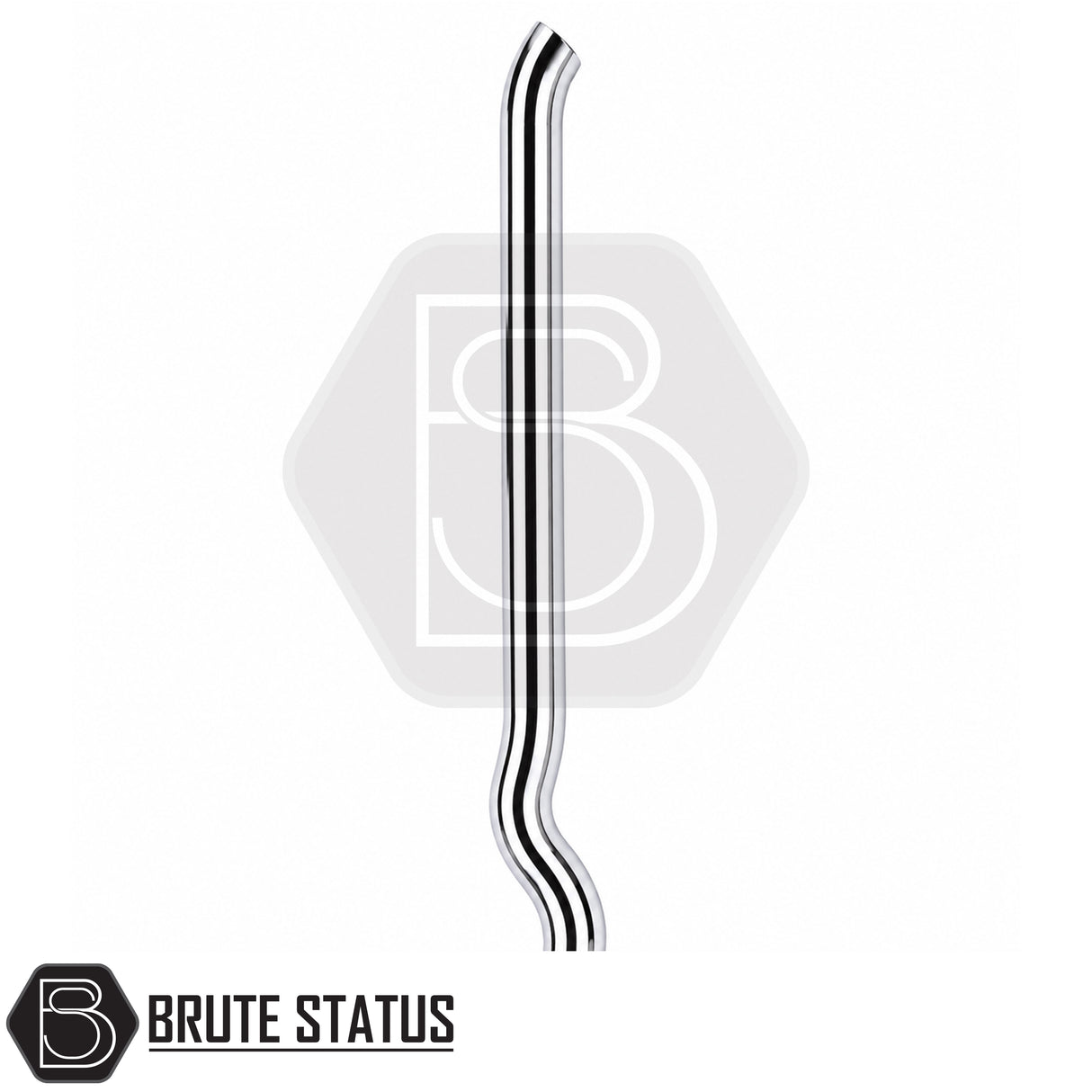 Polished chrome stainless steel snorkel for Toyota Hilux 2005-2014, off-road air intake upgrade for 3.0L turbo diesel models.