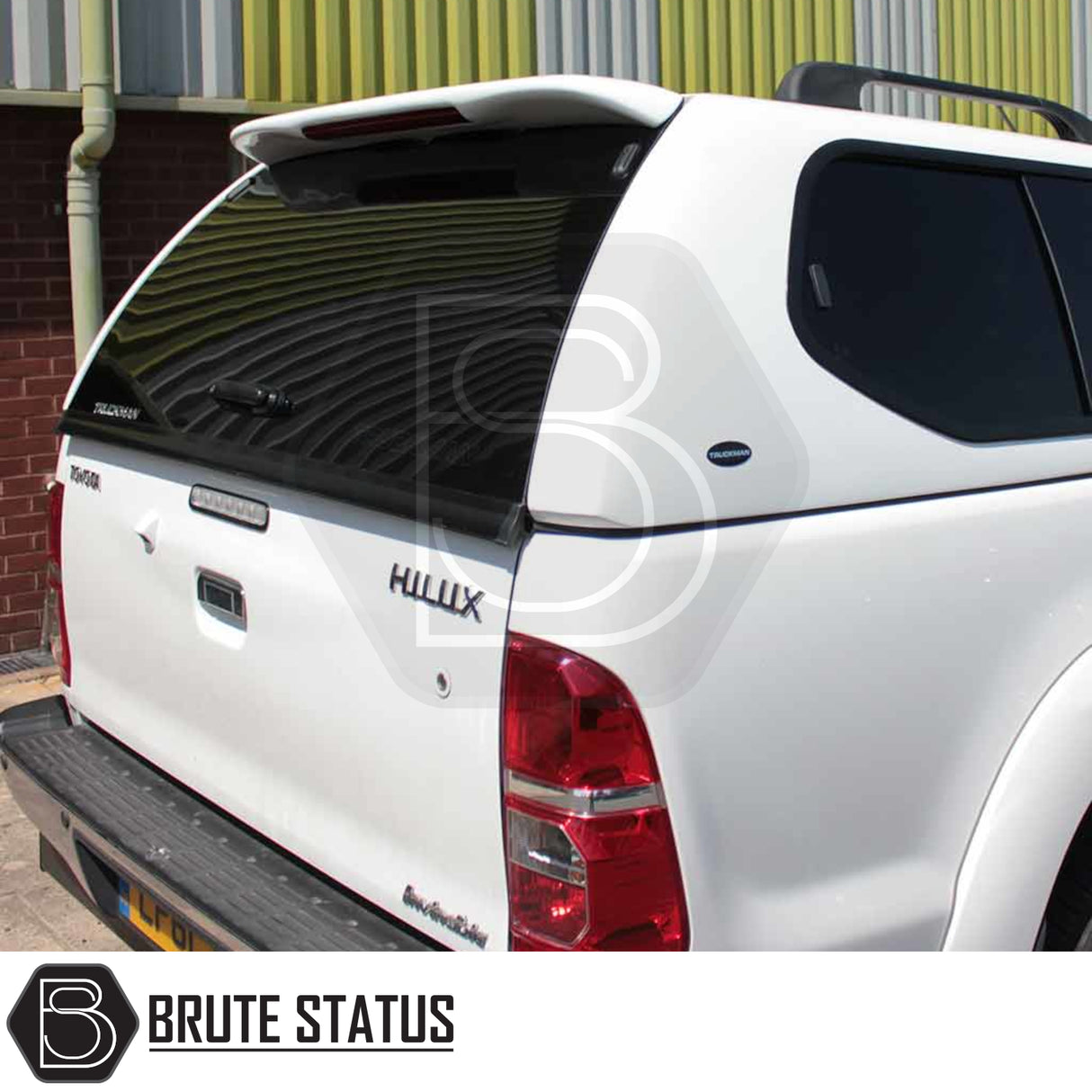 Toyota Hilux 2005-2016 MK6, MK7 Truckman GLS Hardtop Canopy with remote locking and tinted windows, enhancing security and style for pickup truck enthusiasts.