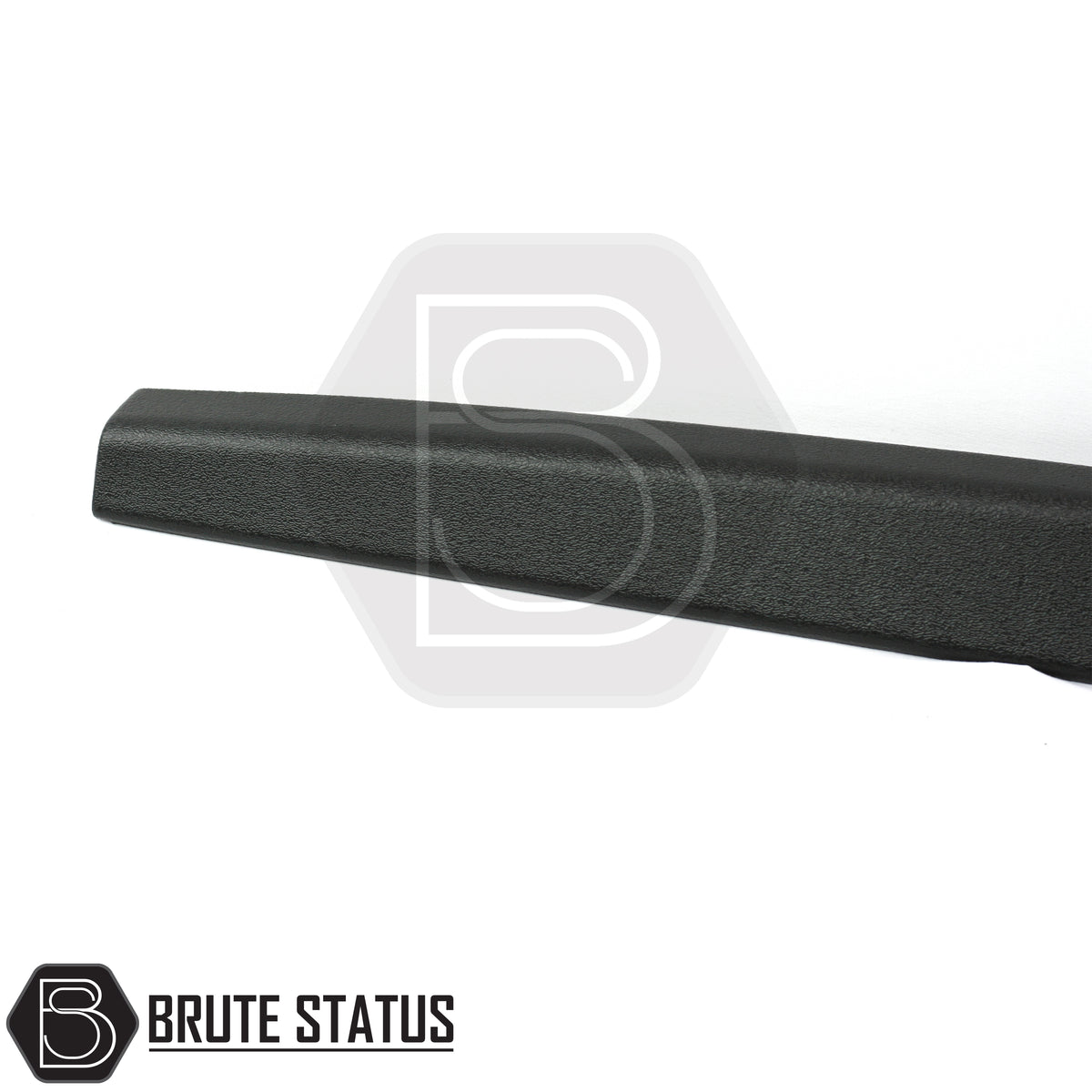 Toyota Hilux 2015 onwards smooth black tailgate edge protector and rear bed trim with durable impact resistant plastic construction