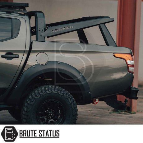 Brute Status universal fitting matte black S70 tent roll bar for pickup trucks