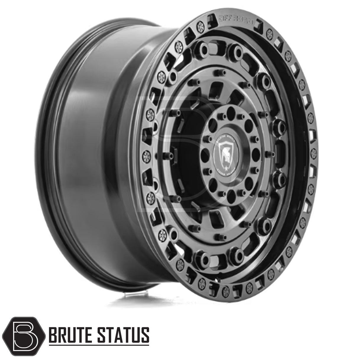 Spartan SW3 alloy wheel in satin black finish, 20x9.0 size with ET20 offset, available in 5x120, 6x114.3 or 6x139.7 PCD, with 106 or 74 centre bore, suitable for pickup trucks.