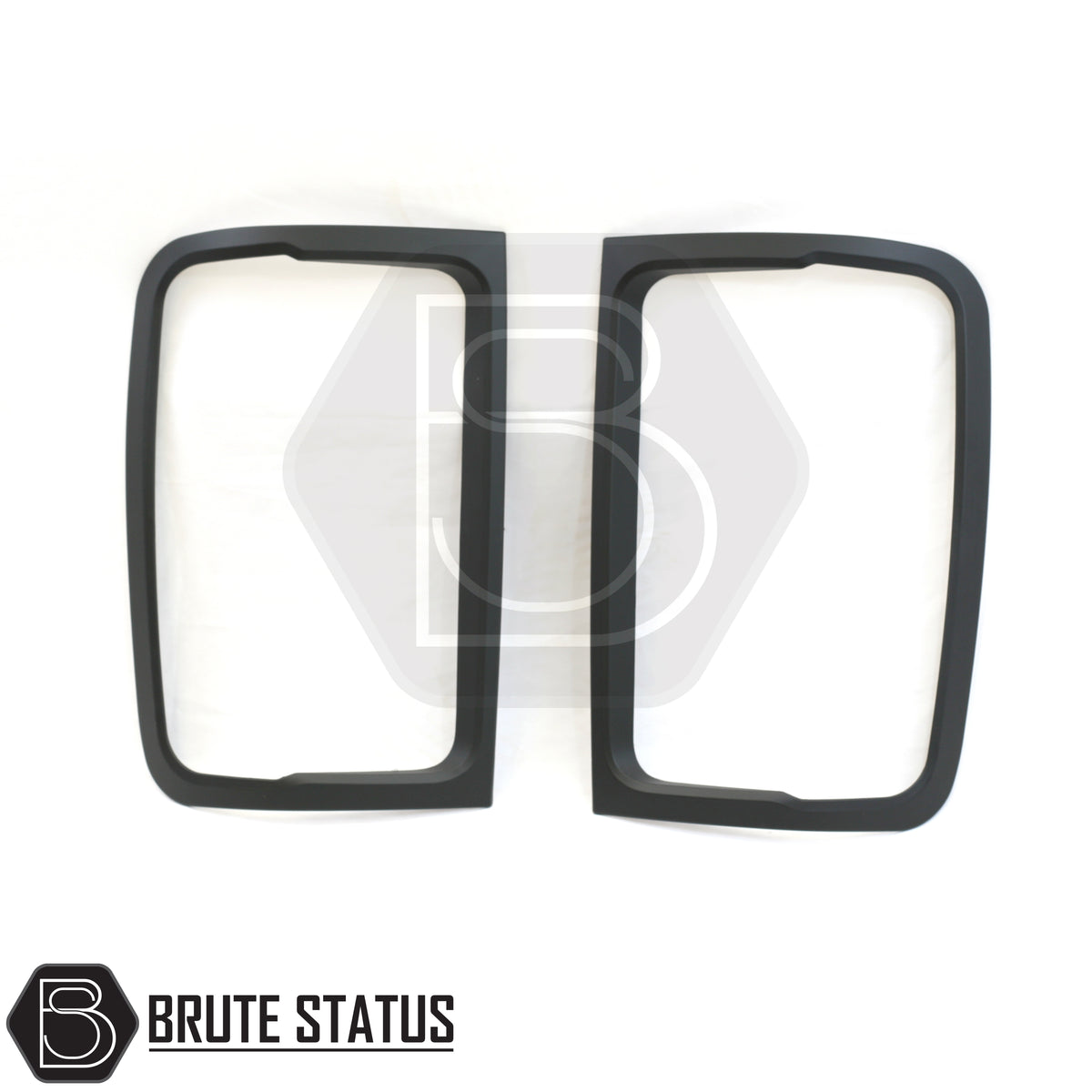 Volkswagen Amarok 2010-2022 tail light covers pair made from high quality ABS plastic with pre-applied 3M adhesive for rear styling upgrade