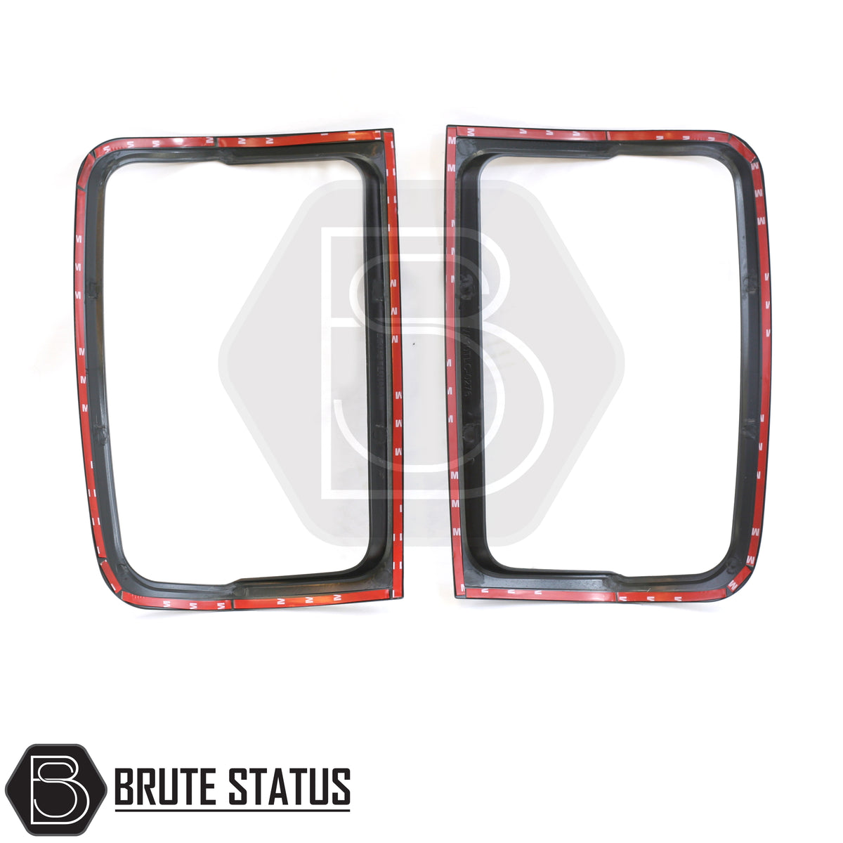 Tail light covers for Volkswagen Amarok 2010-2022 pickup truck with high quality ABS construction and 3M adhesive exterior styling trim