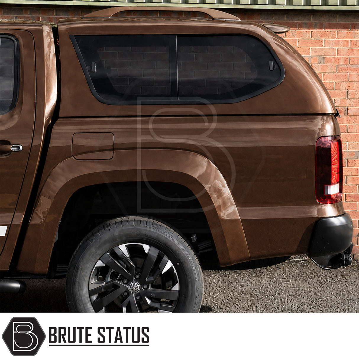 Truckman GLS canopy fitted to Volkswagen Amarok pickup truck with heated rear screen and LED load light