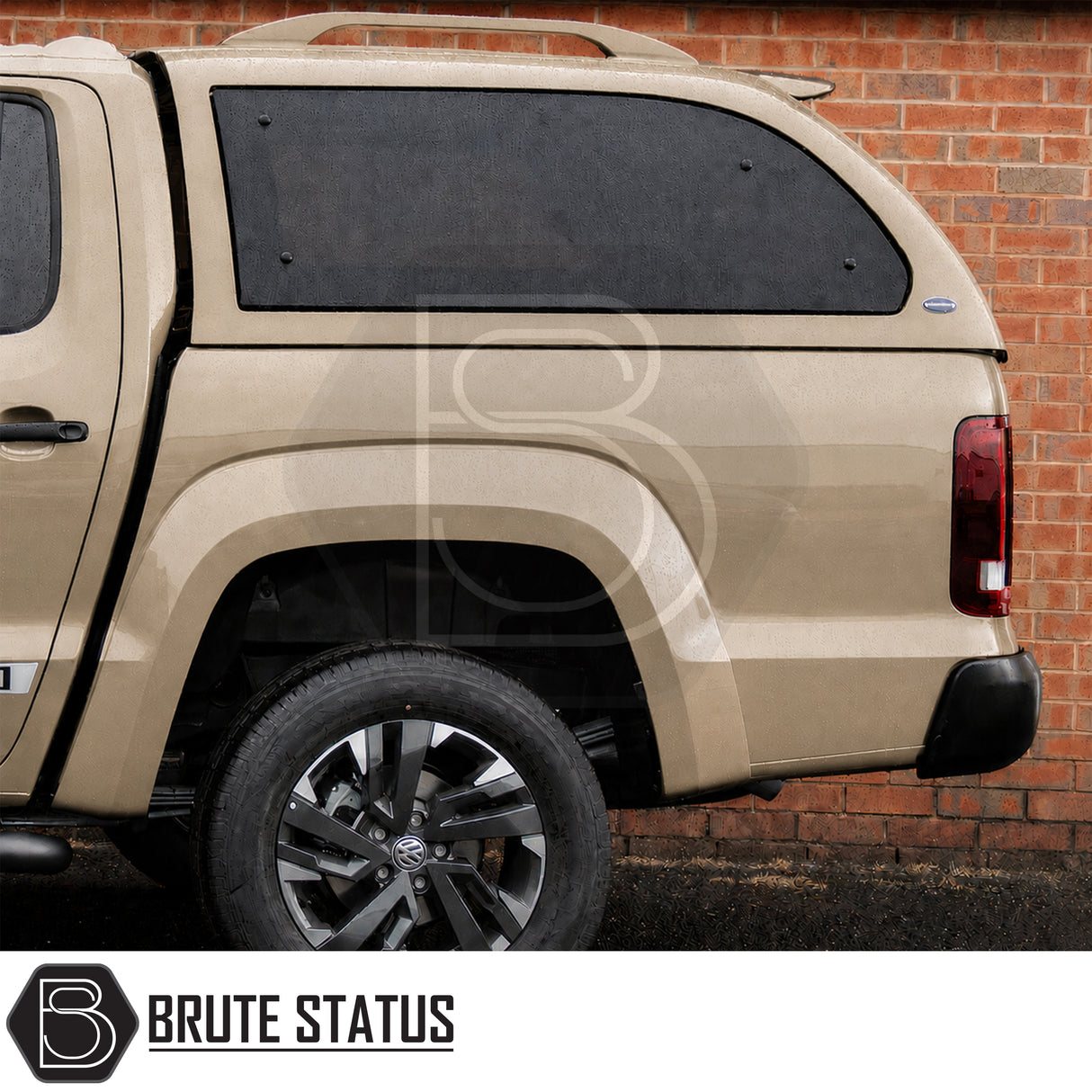Premium Volkswagen Amarok canopy with frameless tinted side windows and luxury interior finish