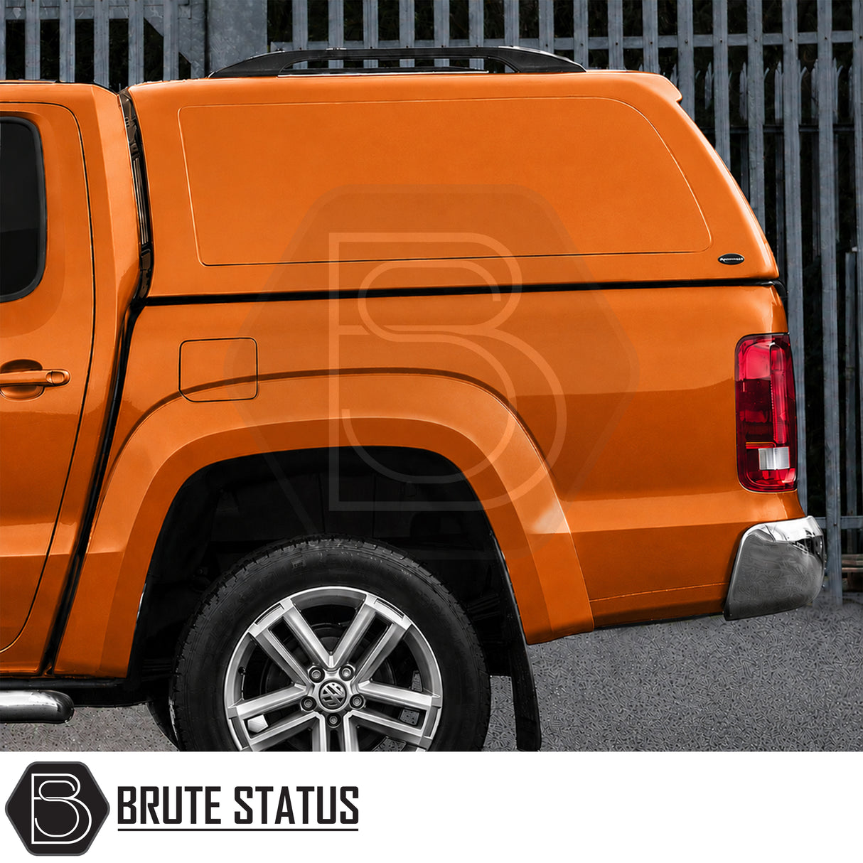 Volkswagen Amarok 2010-2022 commercial canopy with glazed rear window and aerodynamic cab-high styling