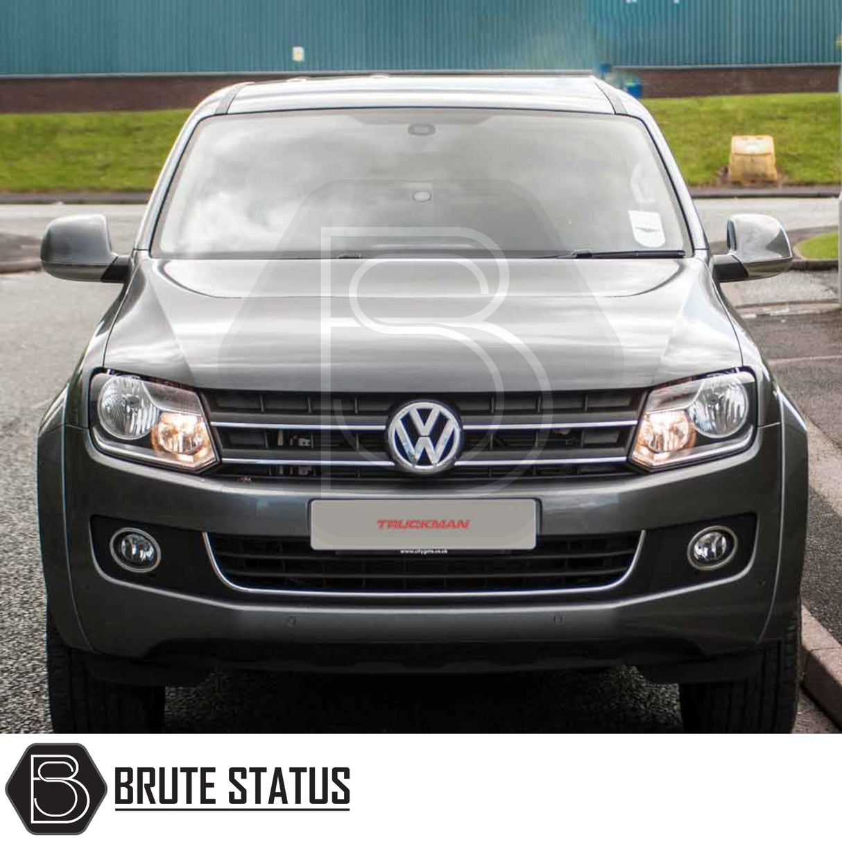 Volkswagen Amarok 2010-2022 Truckman RS Hardtop Canopy with solid rear window and remote locking, enhancing security and versatility for commercial use.