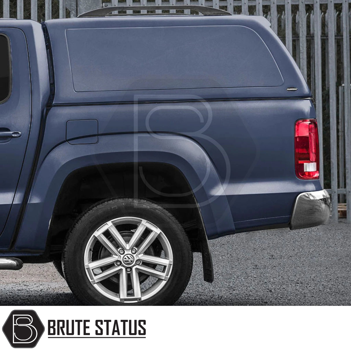 Volkswagen Amarok 2010-2022 Truckman RS Hardtop Canopy with a solid rear window and remote locking, designed for enhanced security and easy installation.