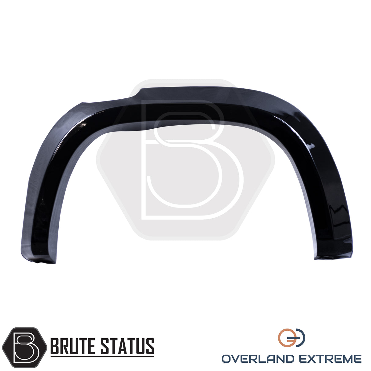 Volkswagen Amarok 2023+ gloss black overfender kit with precision-fit wheel arch flares and rubber seal installation.