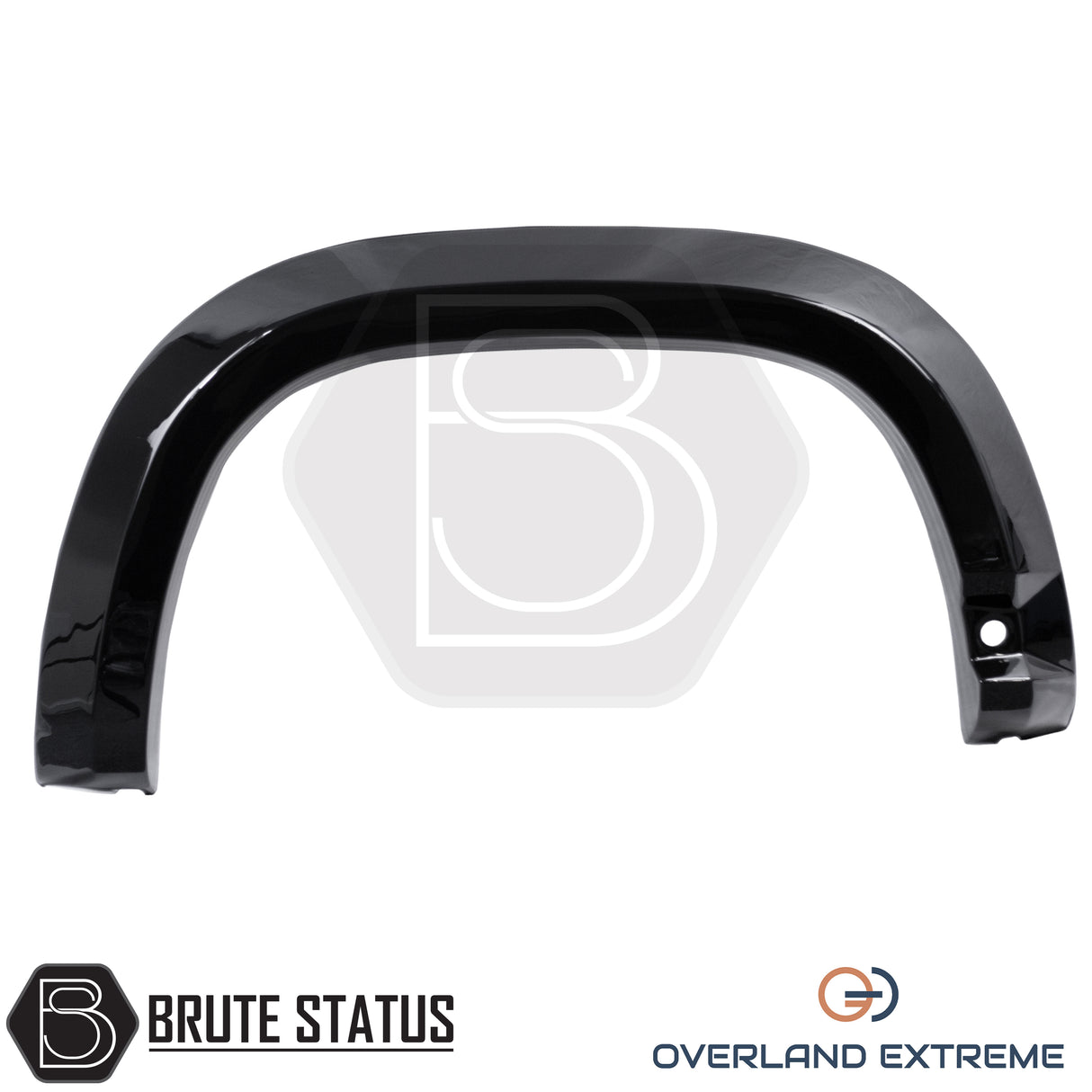 Volkswagen Amarok Overland Extreme gloss black wheel arch flares, premium aftermarket styling accessory for Double Cab models.