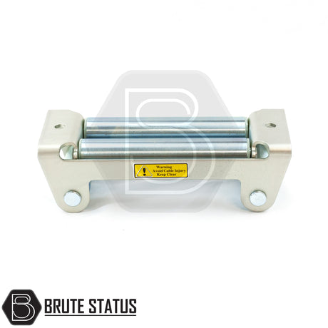 Brute Status silver stainless steel winch roller fairlead in universal fitment for pickup truck