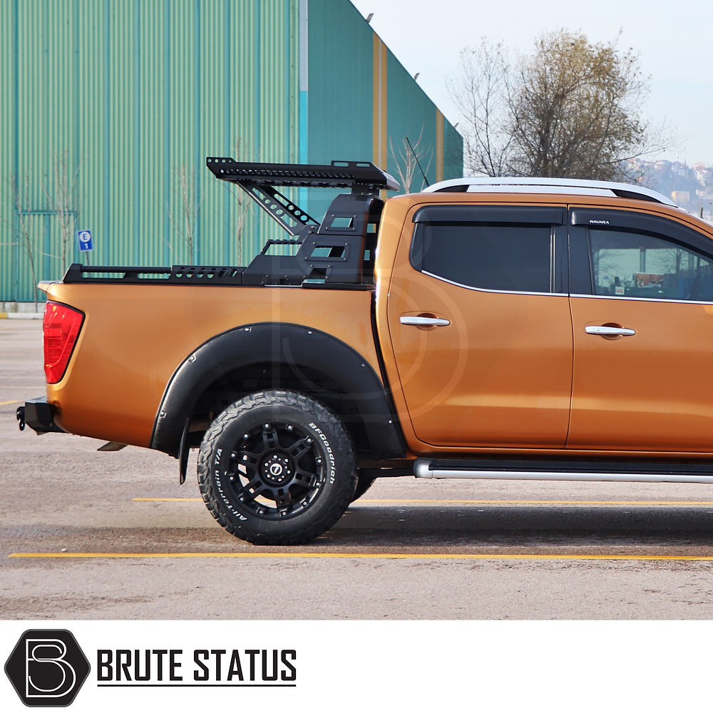 Fiat Fullback 2015-2019 S10 Combat Roll Bar with Storage Basket in matte black