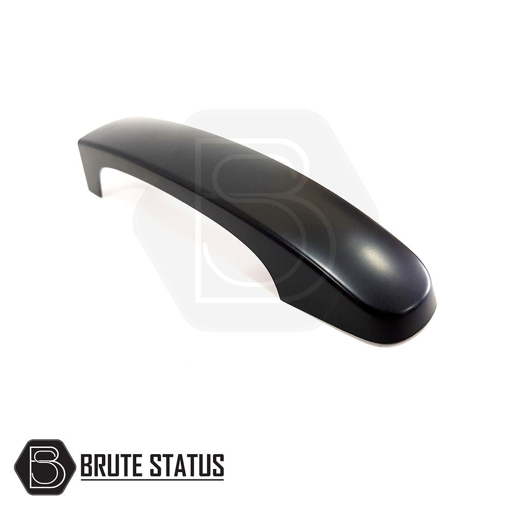 Ford Ranger 2012-2022 T6 T7 T8 Matte Black Door Handle Covers, shown in a group, featuring durable ABS plastic and easy installation with 3M adhesive.