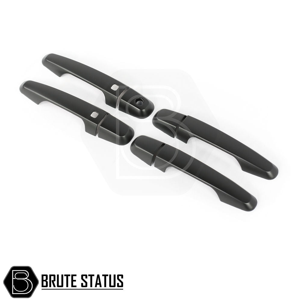 Türgriffabdeckungen für Mitsubishi L200 2015+, Mattschwarz