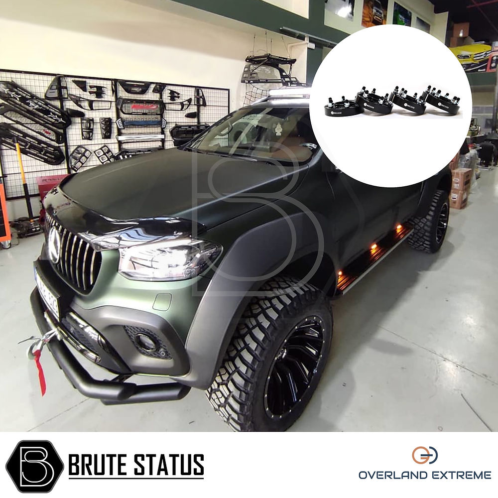 Mercedes X-Klasse Wide Arch Kit (Overland Extreme) und 35-mm-Spurverbreiterungen