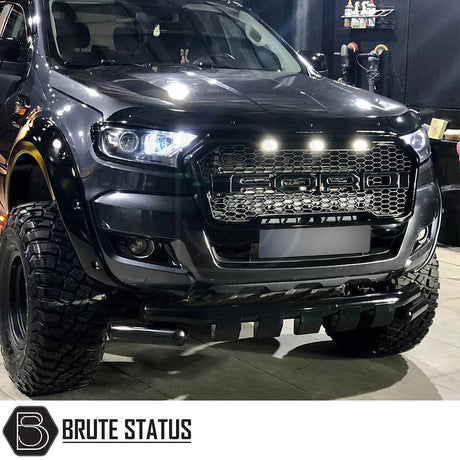 Ford Ranger 2016-2022 Slim Style Motorhaubenschutz Schutzfenster Windabweiser