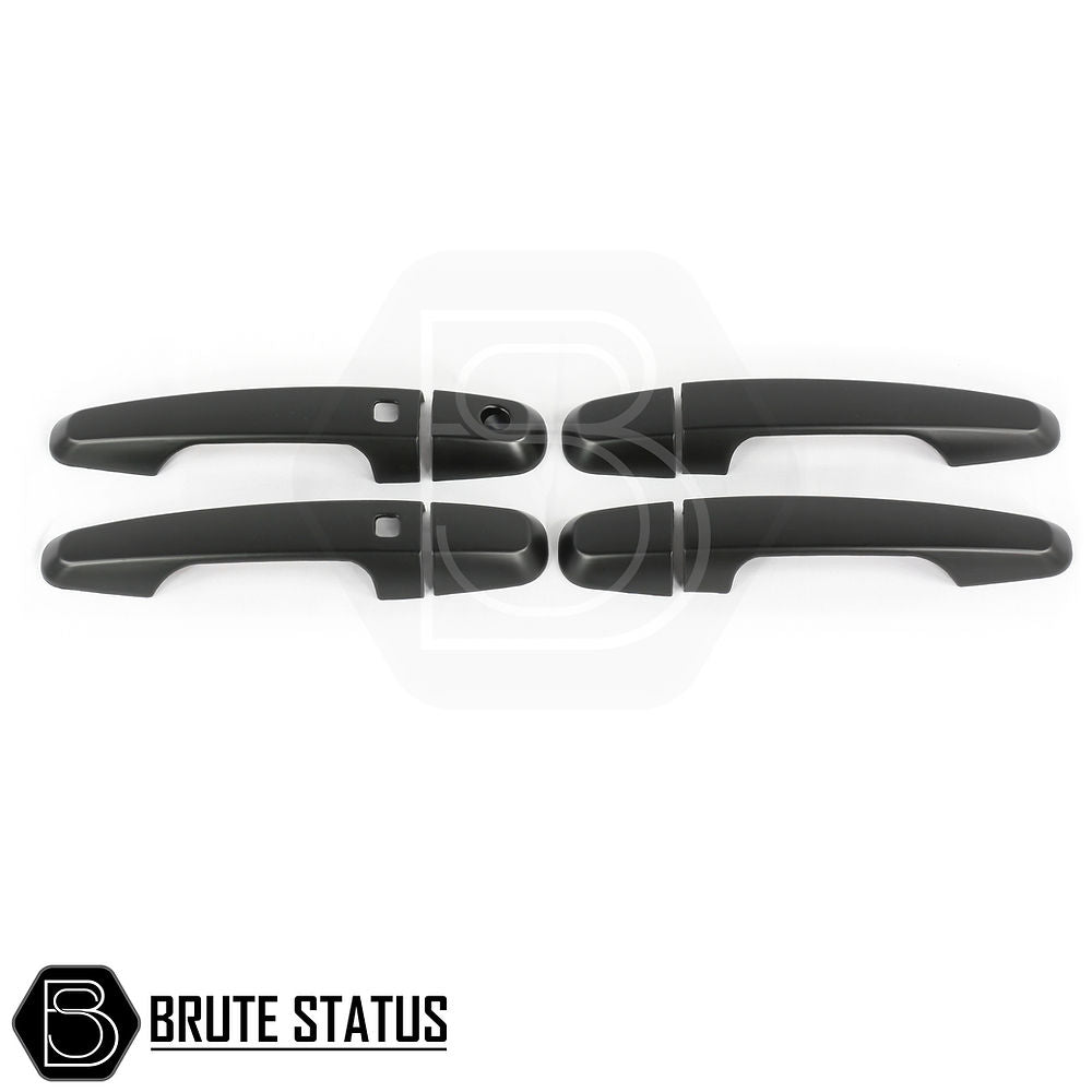 Türgriffabdeckungen für Mitsubishi L200 2015+, Mattschwarz