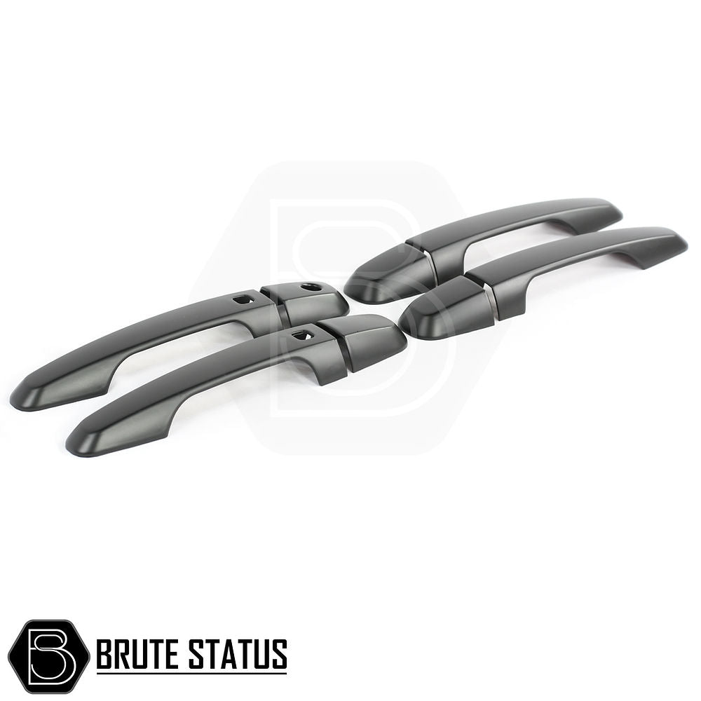 Türgriffabdeckungen für Mitsubishi L200 2015+, Mattschwarz