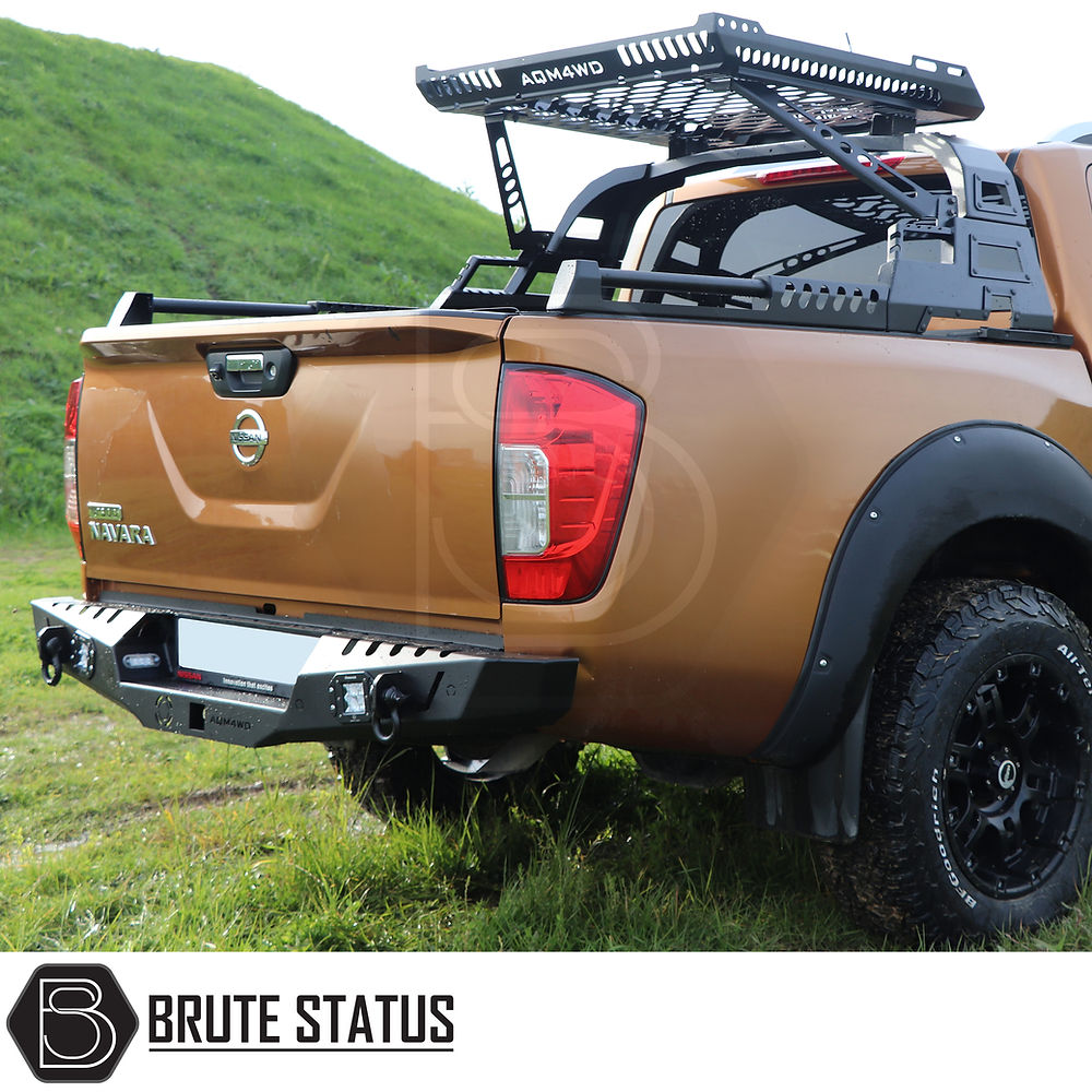 Fiat Fullback 2015-2019 S10 Combat Roll Bar with Storage Basket in matte black