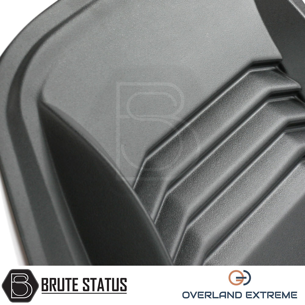 Matte black universal fitment bonnet scoop for pickup trucks – aerodynamic design, durable ABS plastic construction, enhances vehicle style and airflow