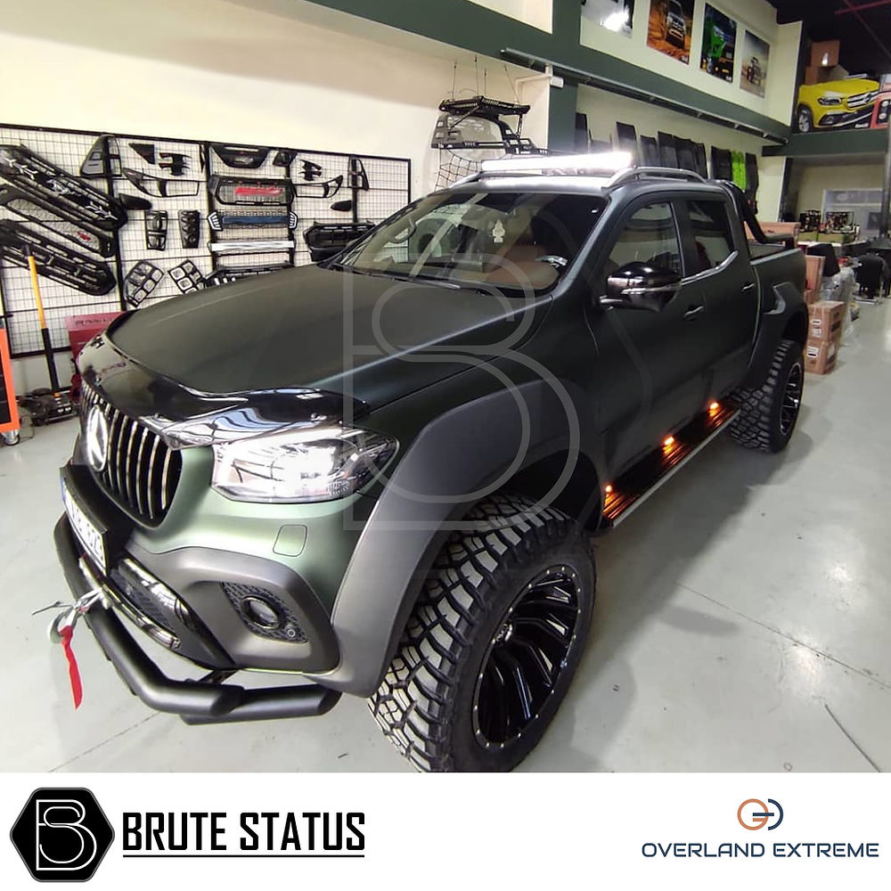 Mercedes X-Klasse Wide Arch Kit (Overland Extreme) und 35-mm-Spurverbreiterungen