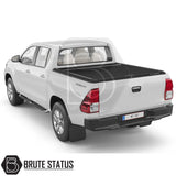 Toyota Hilux 2016+ MK8, MK9 Mountain Top Tonneau Cover Roller Shutter (Black)