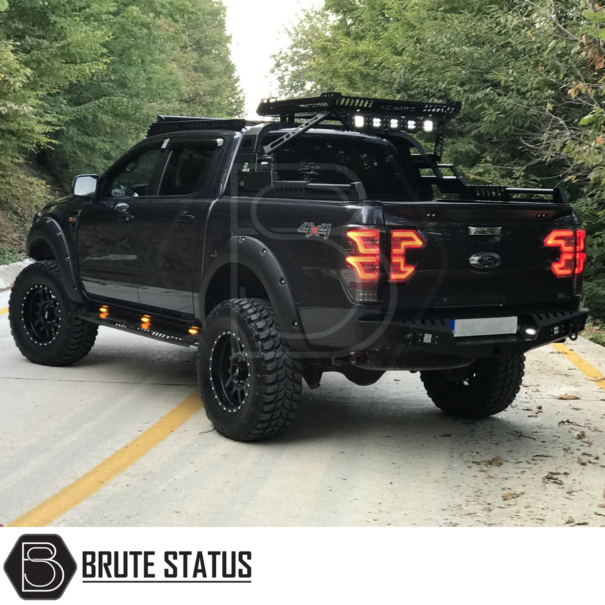 Fiat Fullback 2015-2019 S10 Combat Roll Bar with Storage Basket in matte black 