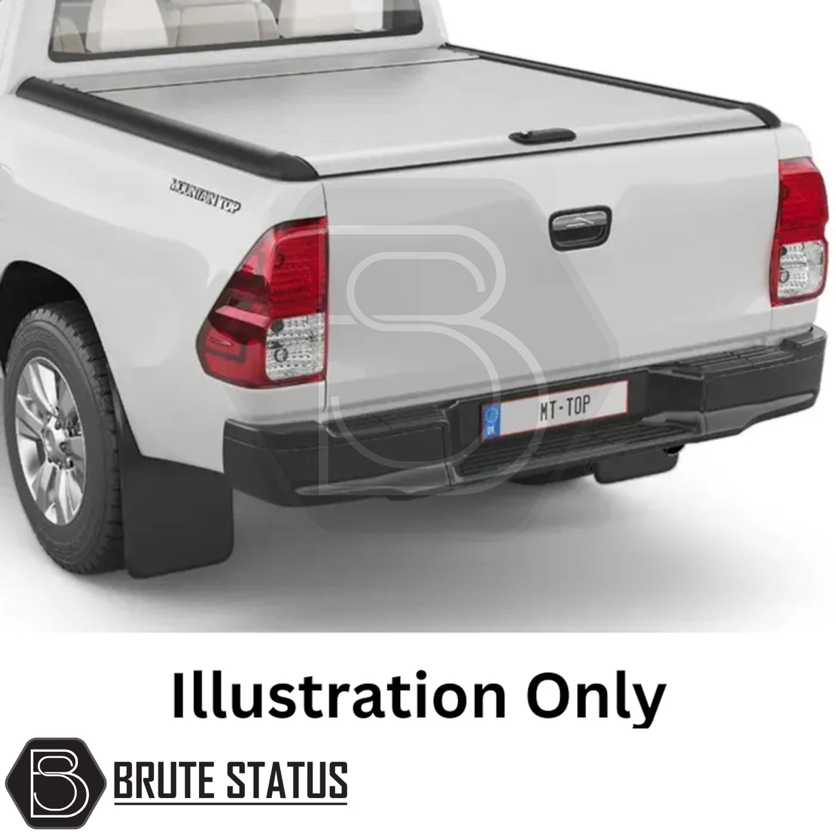 Maxus T90EV 2021+ Mountain Top Tonneau Cover Roller Shutter (Silver)