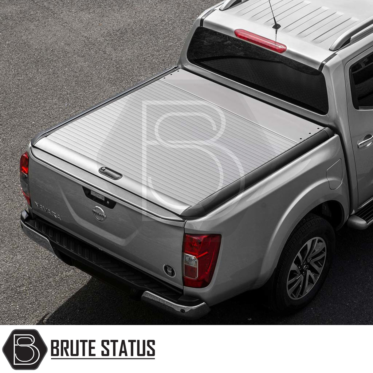 Nissan Navara 2015-2023 NP300 Mountain Top Tonneau Cover Roller Shutter (Silver)