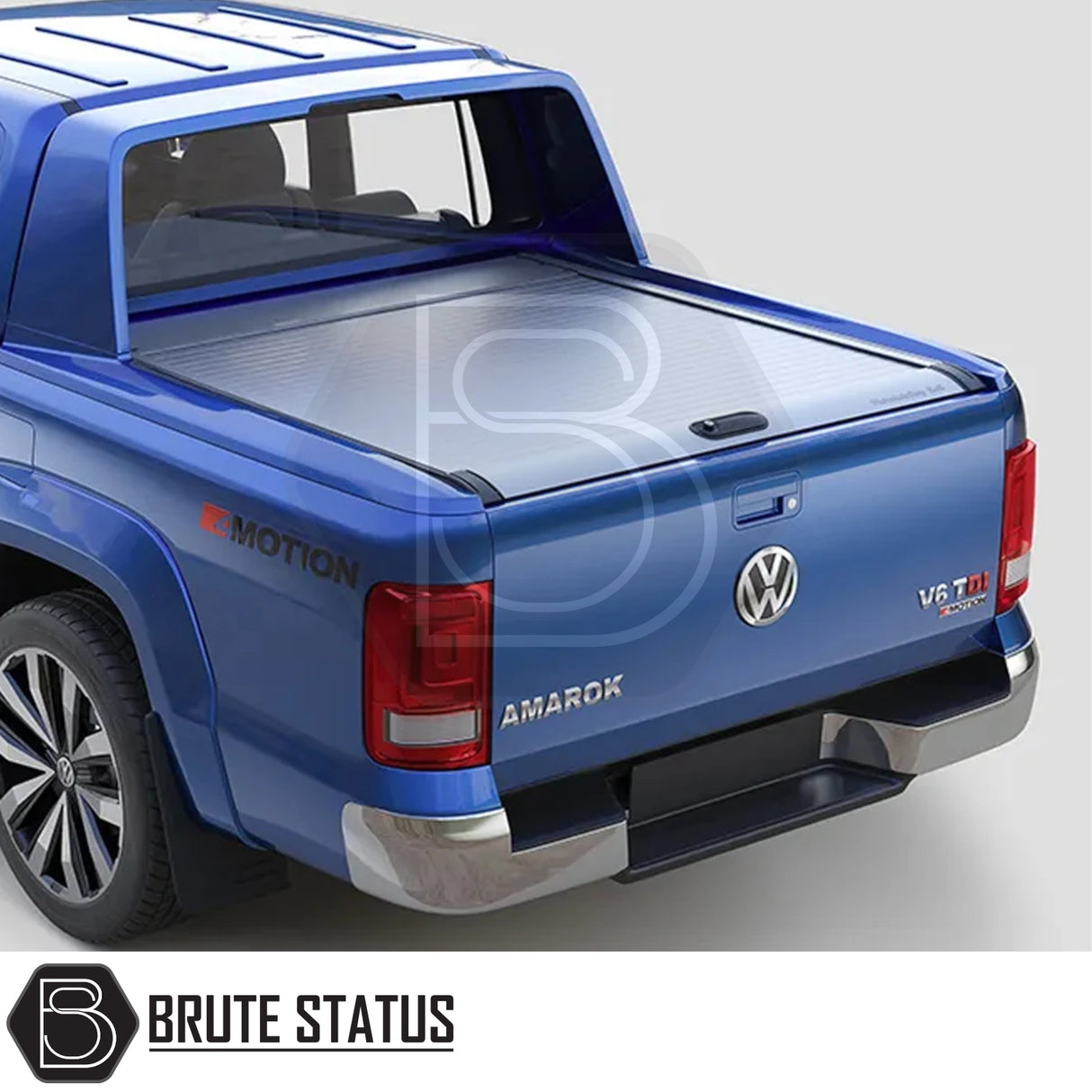 Volkswagen Amarok 2017-2022 Aventura Mountain Top Tonneau Cover Roller Shutter (Silver)