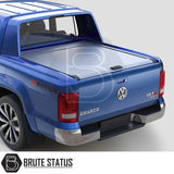 Volkswagen Amarok 2017-2022 Aventura Mountain Top Tonneau Cover Roller Shutter (Silver)