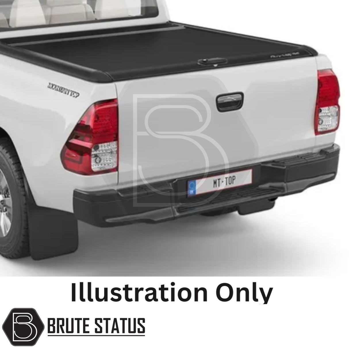 Maxus T90EV 2021+ Mountain Top Tonneau Cover Roller Shutter (Black)