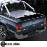 Volkswagen Amarok 2017-2022 Canyon Mountain Top Tonneau Cover Roller Shutter (Silver)