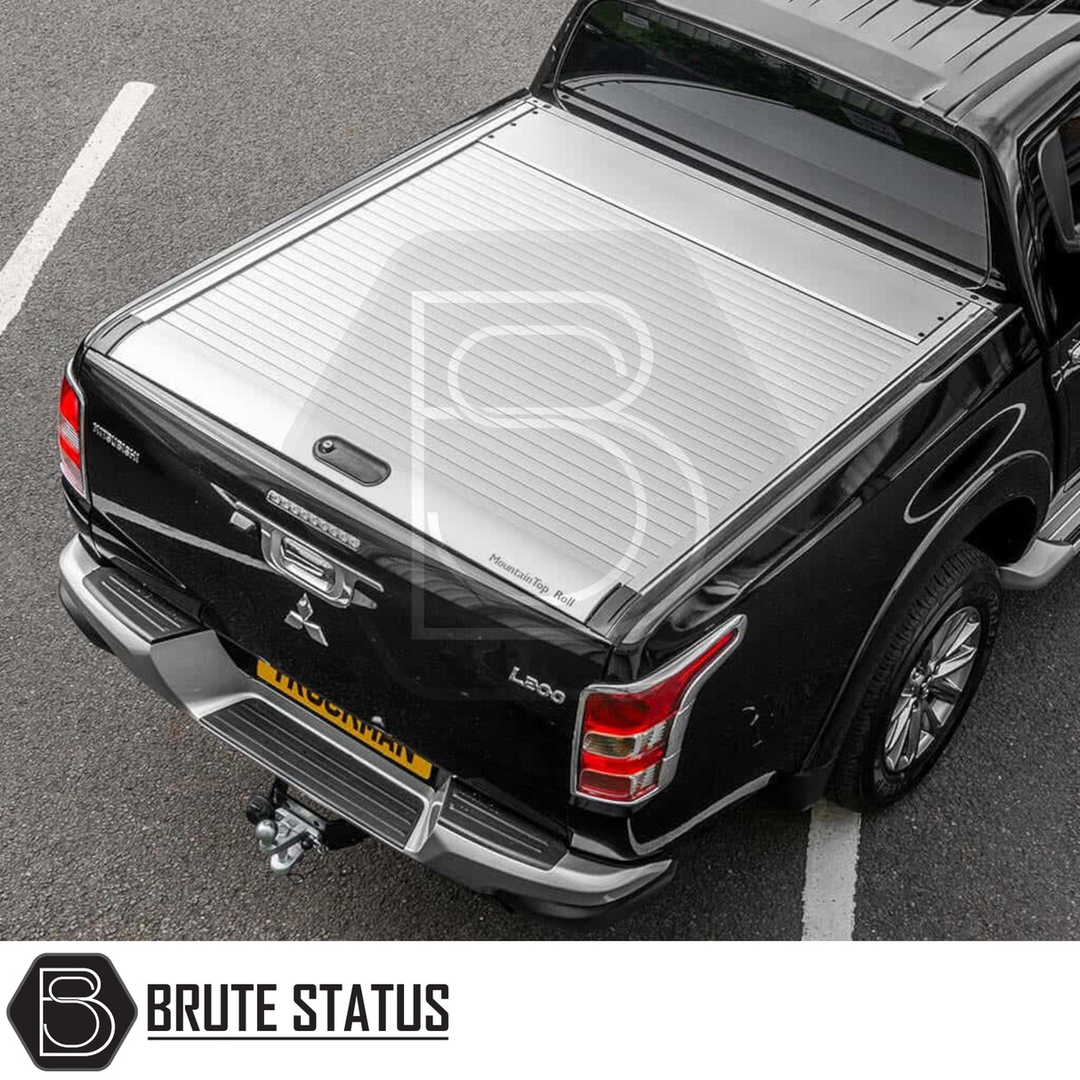 Fiat Fullback/ Mitsubishi L200 2015-2021 Series 5, Series 6 Mountain Top Tonneau Cover Roller Shutter (Silver)