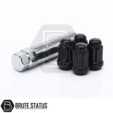 JR Wheels JRX5 alloy wheel in Matt Black, available in sizes 18x9 ET20 6x139.7, 18x9 ET15 6x114.3, 20x9 ET20 6x139.7, 20x9 ET20 5x120, and 20x9 ET20 6x114.3. Includes compatible wheel nuts.