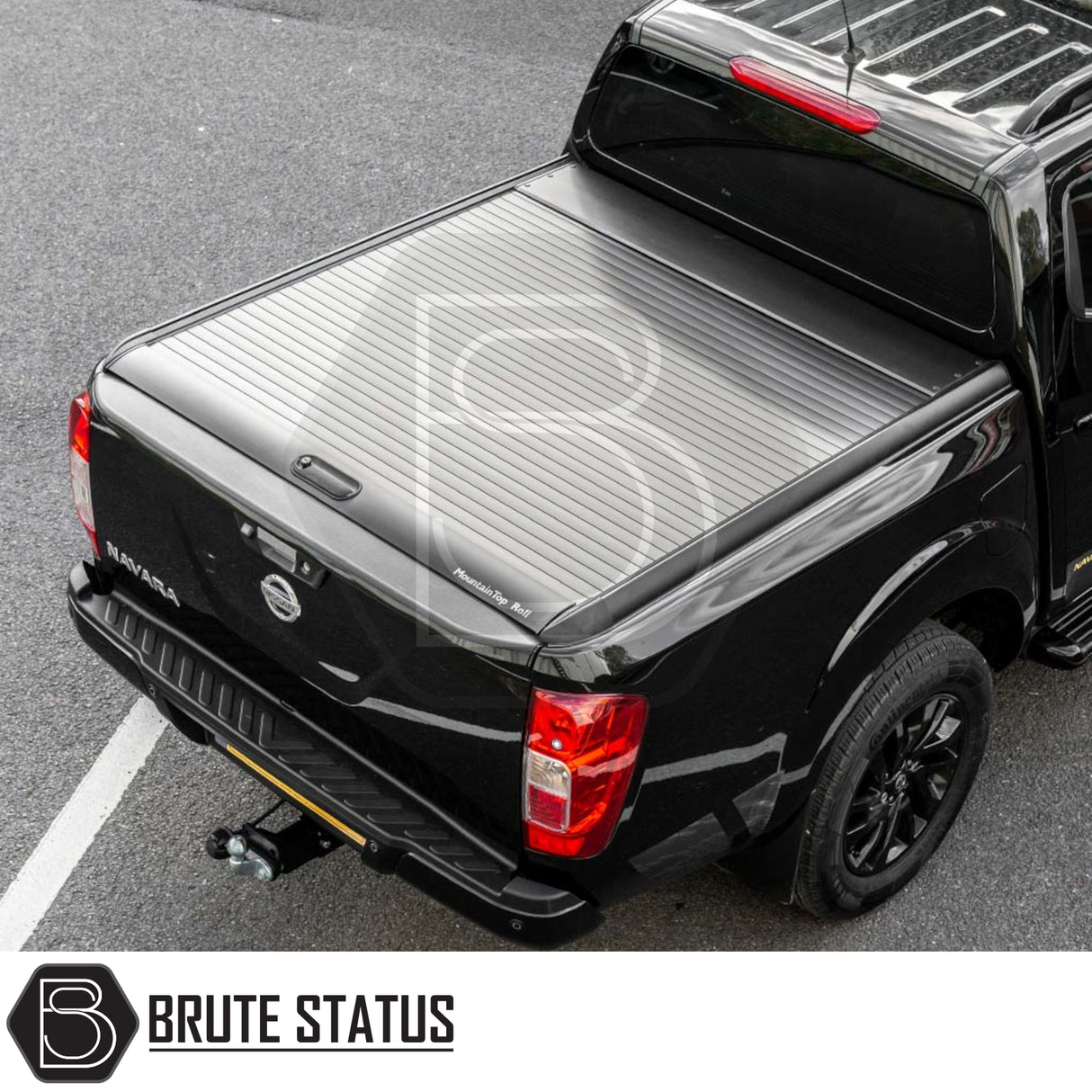 Nissan Navara 2015-2023 NP300 Mountain Top Tonneau Cover Roller Shutter (Black)