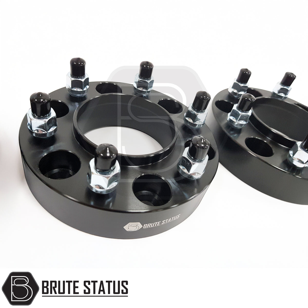 Heavy duty 35mm hubcentric alloy wheel spacers for Isuzu D-Max facelift 2021+ with anodised 6061-T6 aluminium construction