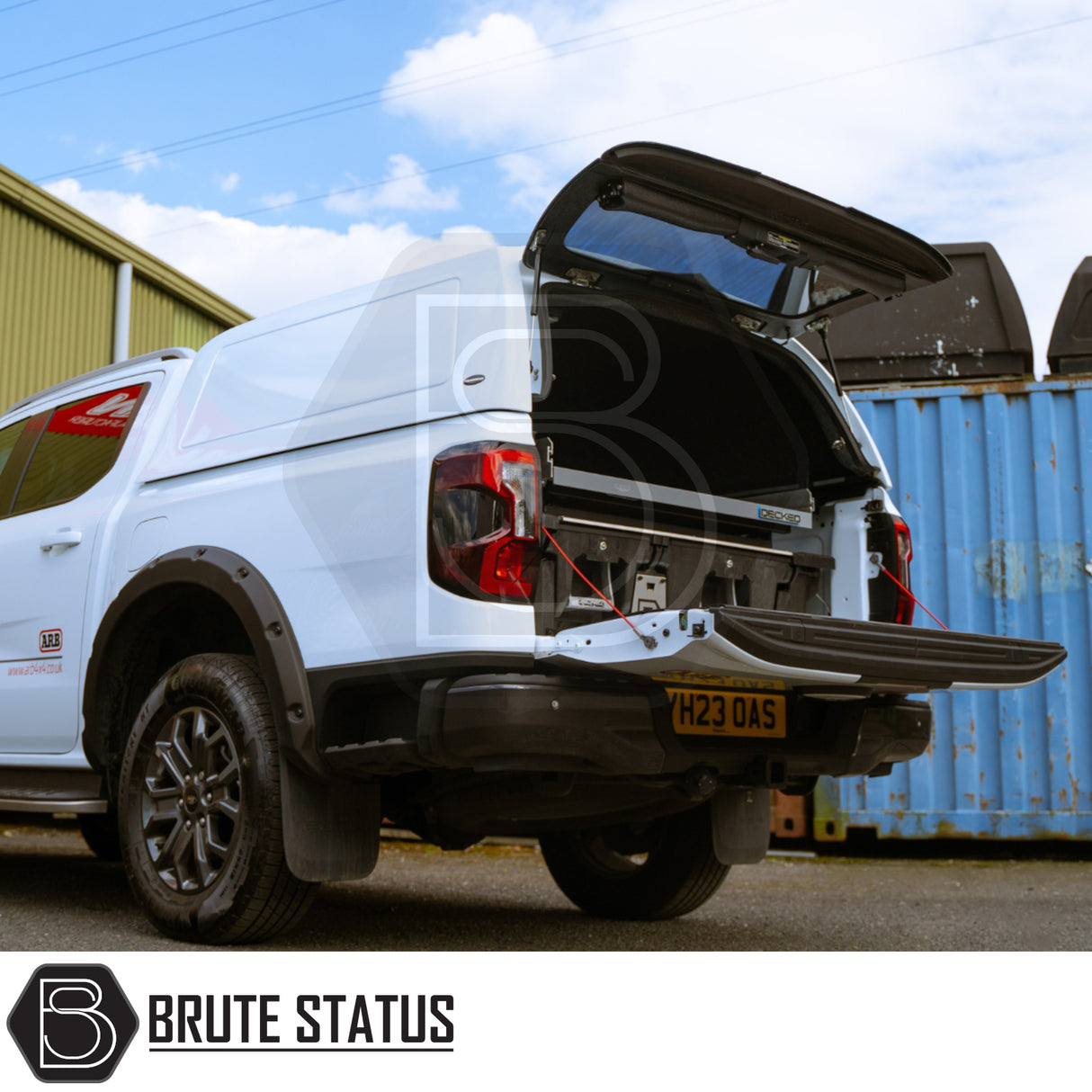 Ford Ranger 2023+ T9 Truckman RS Hardtop Canopy - Glazed Rear Window & Remote Locking