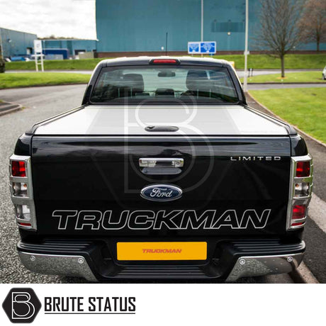 Ford Ranger 2012-2022 T6, T7, T8 Mountain Top Tonneau Cover Roller Shutter (Silver)