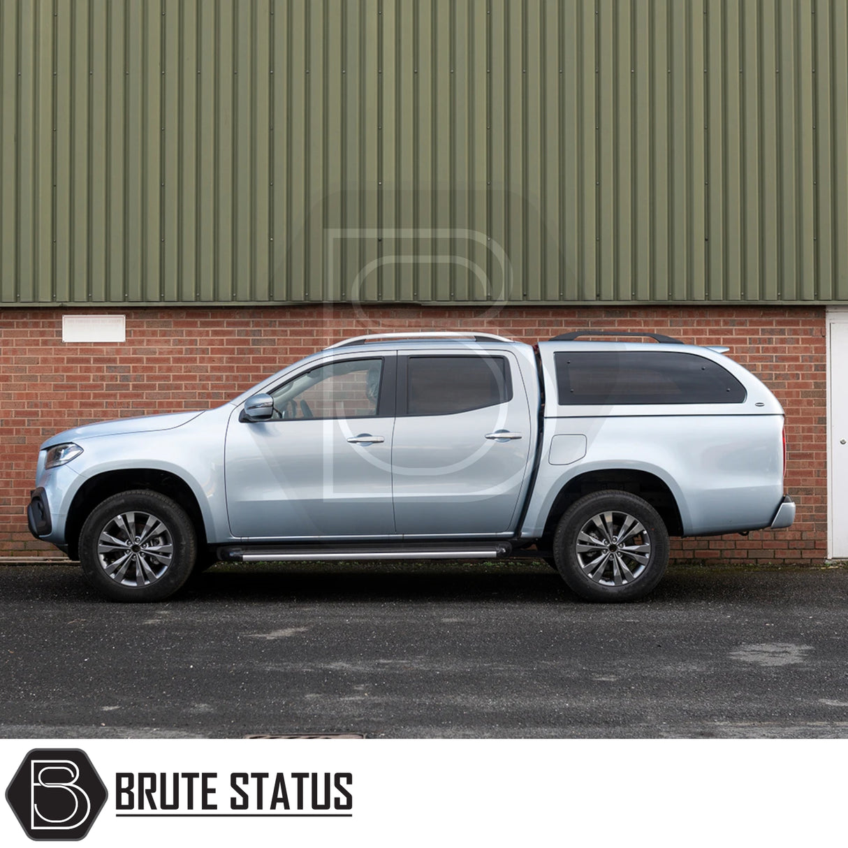 Mercedes X-Class 2017-2020 Truckman Grand Hardtop Canopy - Remote Locking & Roof Bars