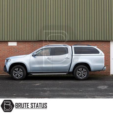 Mercedes X-Class 2017-2020 Truckman Grand Hardtop Canopy - Remote Locking & Roof Bars
