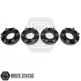 35mm hub centric alloy wheel spacers for Ford Ranger 2012+ with 6x139.7 bolt pattern 93.1mm centre bore and pre-installed studs.