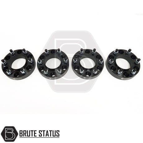 35mm hub centric alloy wheel spacers for Ford Ranger 2012+ with 6x139.7 bolt pattern 93.1mm centre bore and pre-installed studs.
