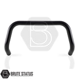 black bull/nudge bar for the mitsubishi l200 2006-2014 pickup truck, showcasing its rugged design and protective build