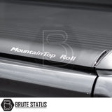 Ford Ranger 2012-2022 T6, T7, T8 Mountain Top Tonneau Cover Roller Shutter (Black)