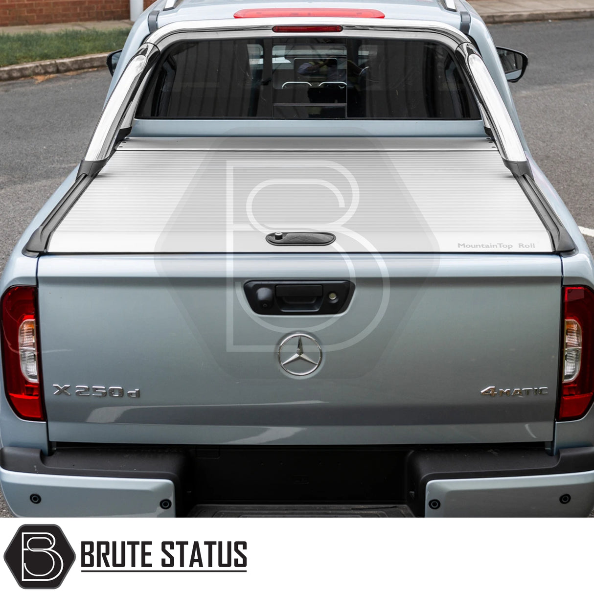 Mercedes X-Class 2017-2021 Mountain Top Tonneau Cover Roller Shutter (Silver)