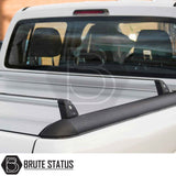 Fiat Fullback/ Mitsubishi L200 2015-2021 Series 5, Series 6 Mountain Top Tonneau Cover Roller Shutter Cargo Carrier Cross Bars (Black)