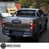 Toyota Hilux 2016+ MK8, MK9 Mountain Top Tonneau Cover Roller Shutter (Black)