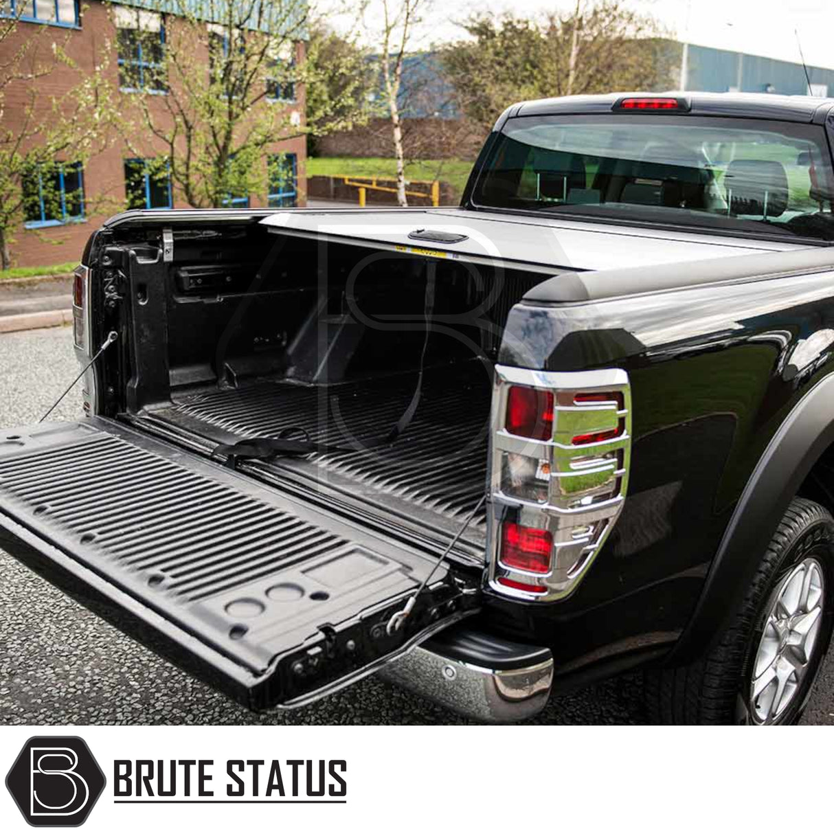 Ford Ranger 2012-2022 T6, T7, T8 Mountain Top Tonneau Cover Roller Shutter (Silver)