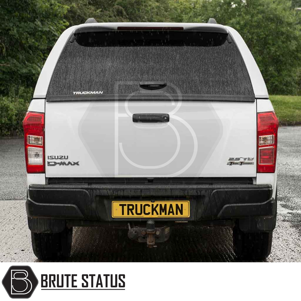 Isuzu D-Max 2012-2021 Truckman GLS Hardtop Canopy - Remote Locking & Roof Bars